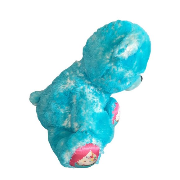 2017 Build A Bear BAB Cupcake Blue Bear Plush Stuffed Toy 16" - Picture 4 of 7